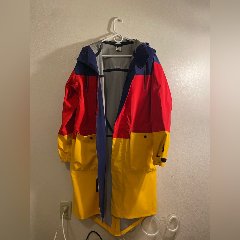 Nike multicolor raincoat